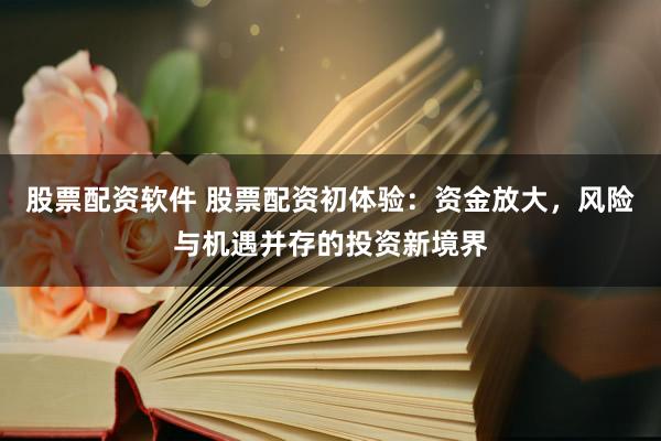 股票配资软件 股票配资初体验：资金放大，风险与机遇并存的投资新境界
